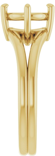 Sužadėtuvių Žiedas „Solitaire“ 14k yellow gold Oval 10mm x 8mm (4)