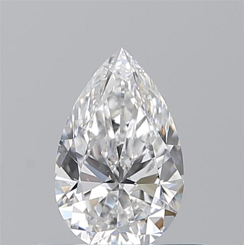 0.5 carat E-VS2 Natūralus Pear Deimantas (1)