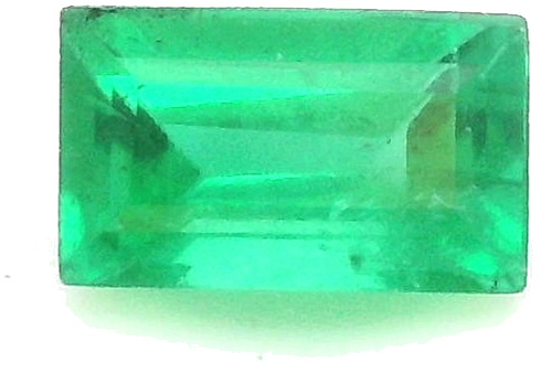 0.32 carat GREEN Baguette Smaragdas (1)
