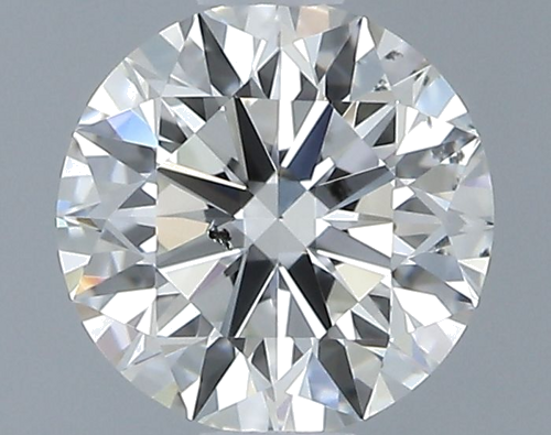 0.57 carat H-SI2 Excellent cut Natūralus Round Deimantas (1)