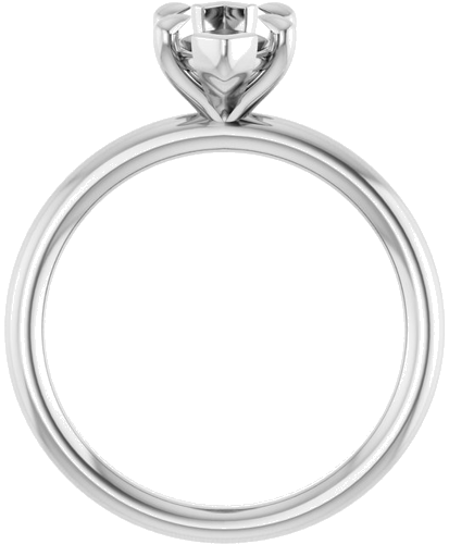 Sužadėtuvių Žiedas „Claw-Prong Solitaire“ 14k white gold Marquise 11mm x 5.5mm (2)