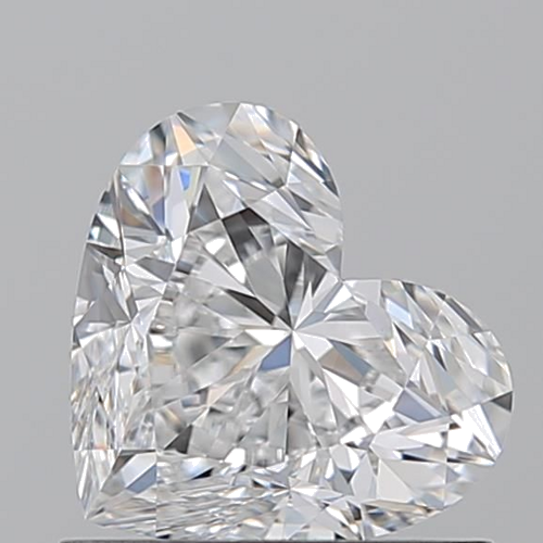 0.9 carat D-VVS2 Natūralus Heart Deimantas (1)