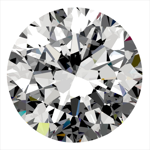 0.4 carat G-VS2 Very Good cut Natūralus Round Deimantas (1)