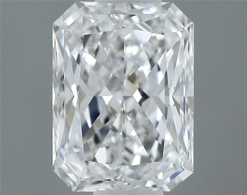 0.42 carat D-VVS1 Natūralus Radiant Deimantas (1)