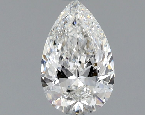 0.51 carat G-VVS2 Natūralus Pear Deimantas (1)