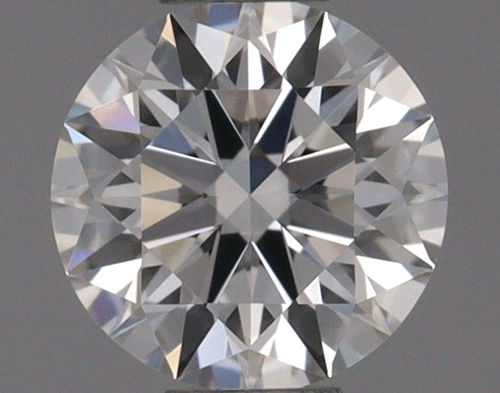 0.32 carat F-VVS1 Excellent cut Natūralus Round Deimantas (1)