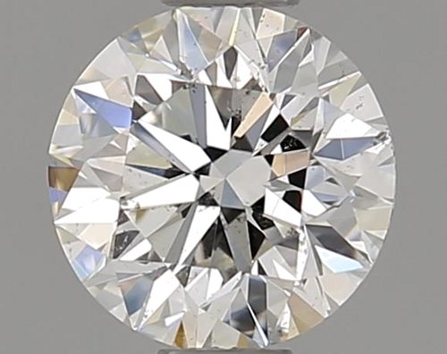 0.5 carat F-SI1 Excellent cut Natūralus Round Deimantas (1)