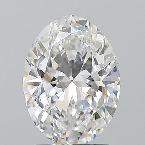 1.7 carat E-SI1 Natūralus Oval Deimantas (1)