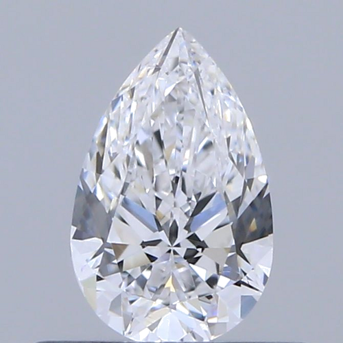 0.4 carat D-VS1 Natūralus Pear Deimantas (1)