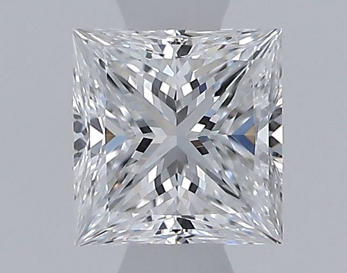 0.35 carat D-VVS2 Natūralus Princess Deimantas (1)