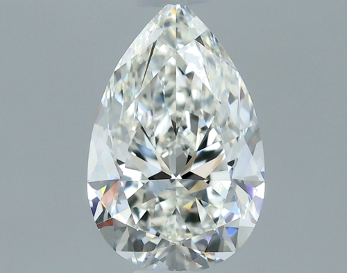 0.7 carat H-VVS1 Natūralus Pear Deimantas (1)