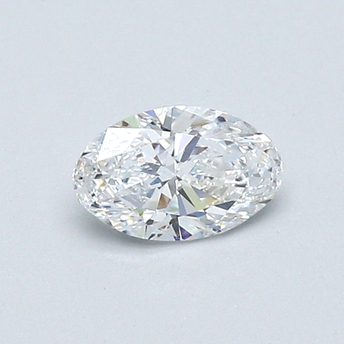 0.38 carat D-VS1 Natūralus Oval Deimantas (1)