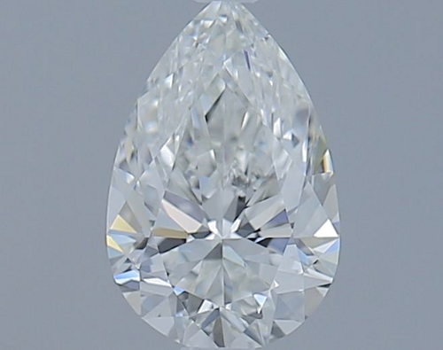 0.57 carat H-VVS1 Natūralus Pear Deimantas (1)