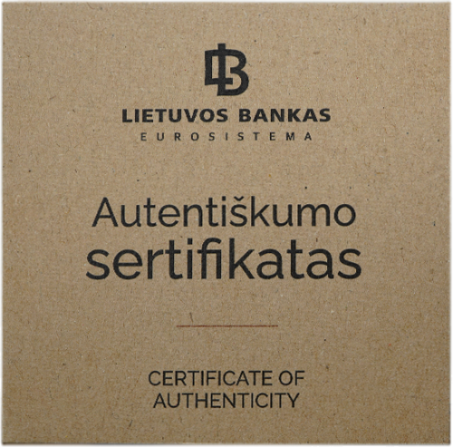 2022 Литва няма планета Б Сребърна монета от 10 евро (5)