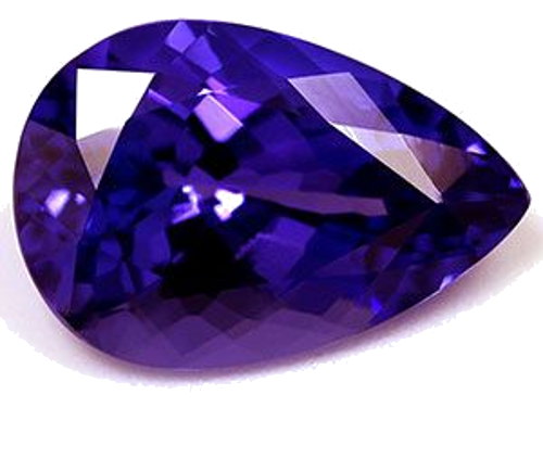 3.28 carat BLUE Pear Tanzanite (1)