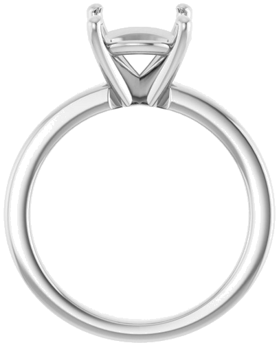 Sužadėtuvių Žiedas 14k white gold Round 9.4mm (2)
