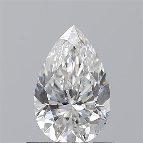 0.7 carat G-VS2 Natūralus Pear Deimantas (1)