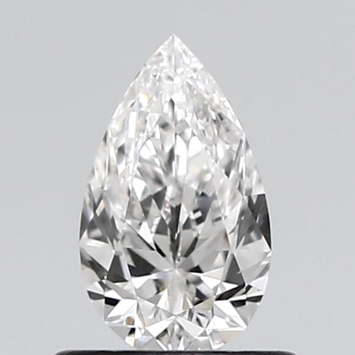 0.53 carat E-VVS1 Natūralus Pear Deimantas (1)