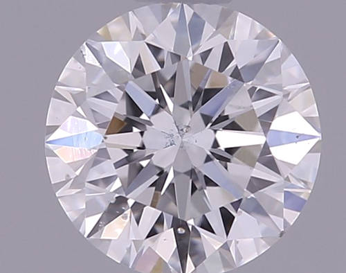 0.51 carat F-SI1 Excellent cut Natūralus Round Deimantas (1)