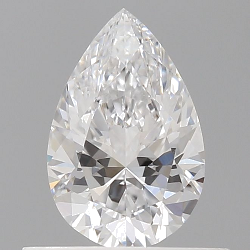 0.5 carat D-VVS1 Natūralus Pear Deimantas (1)
