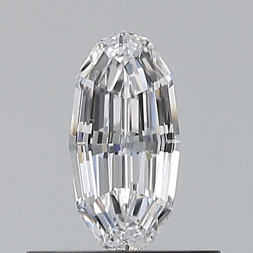 0.37 carat D-VVS2 Natūralus Oval Deimantas (1)