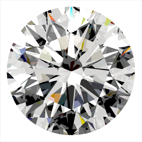 0.31 carat H-SI2 Very Good cut Natūralus Round Deimantas (1)