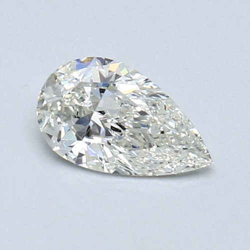 0.6 carat I-SI1 Natūralus Pear Deimantas (1)