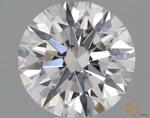 0.53 carat F-SI2 Excellent cut Natūralus Round Deimantas (1)