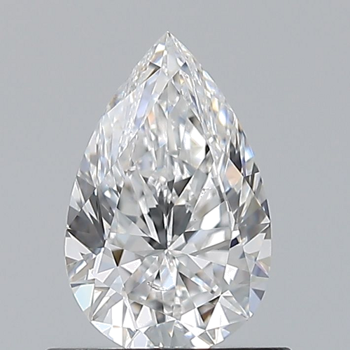 0.7 carat E-SI1 Natūralus Pear Deimantas (1)
