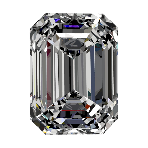 0.39 carat H-VVS1 Natūralus Emerald Deimantas (1)