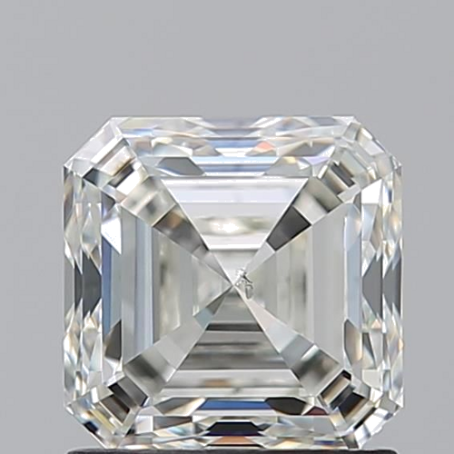 1.5 carat J-SI1 Natūralus Asscher Deimantas (1)
