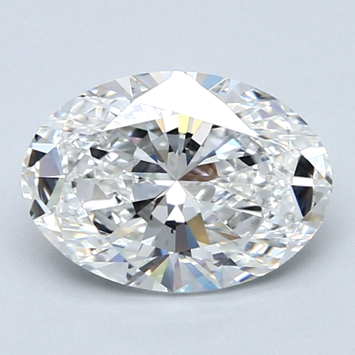 2.5 carat F-VS2 Natūralus Oval Deimantas (1)