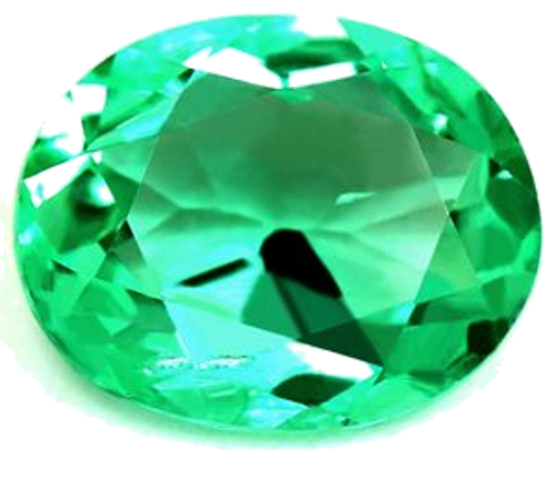 0.61 carat GREEN Oval Smaragdas (1)