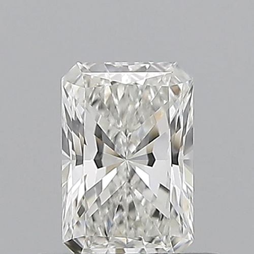 0.59 carat G-VVS2 Natūralus Radiant Deimantas (1)