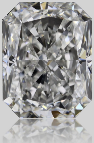 0.34 carat G-VVS2 Natūralus Radiant Deimantas (1)