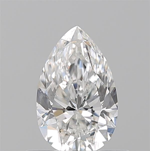 0.54 carat F-VS2 Natūralus Pear Deimantas (1)