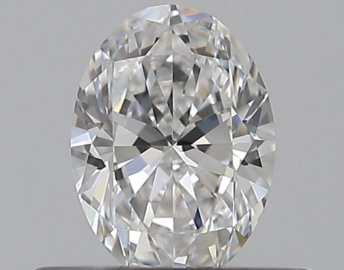 0.4 carat D-VVS2 Natūralus Oval Deimantas (1)