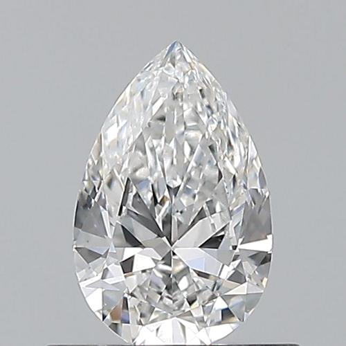 0.5 carat E-VS2 Natūralus Pear Deimantas (1)