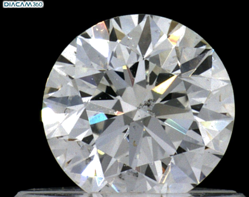 0.53 carat H-SI2 Excellent cut Natūralus Round Deimantas (1)