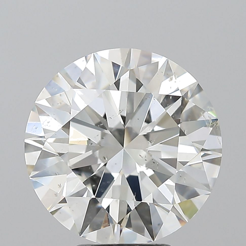 5.01 carat I-SI2 Excellent cut Natūralus Round Deimantas (1)