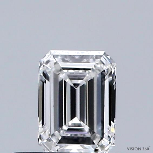 0.3 carat F-SI1 Natūralus Emerald Deimantas (1)