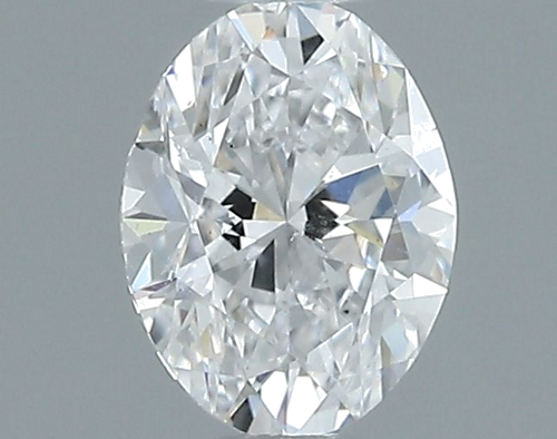 0.5 carat D-SI1 Natūralus Oval Deimantas (1)