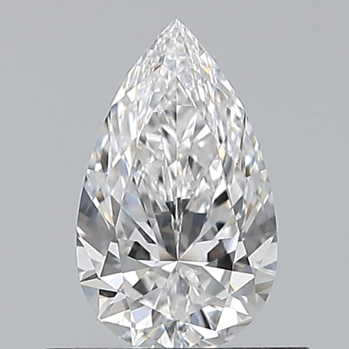 0.5 carat E-VS2 Natūralus Pear Deimantas (1)