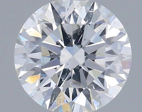 0.5 carat F-SI2 Very Good cut Natūralus Round Deimantas (1)