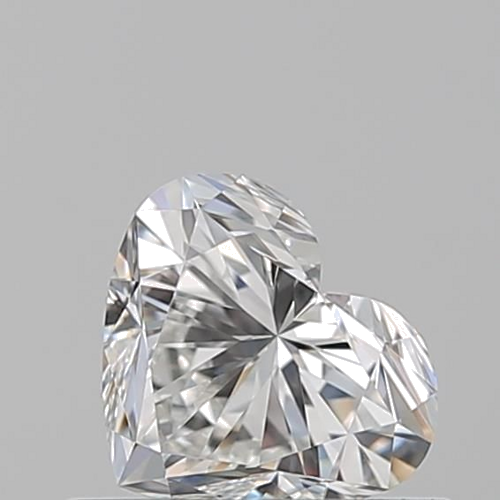 0.5 carat G-VVS2 Natūralus Heart Deimantas (1)