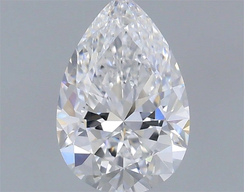 0.51 carat D-VVS2 Natūralus Pear Deimantas (1)