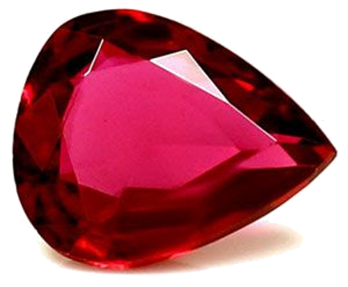0.58 carat RED Pear Rubinas (1)