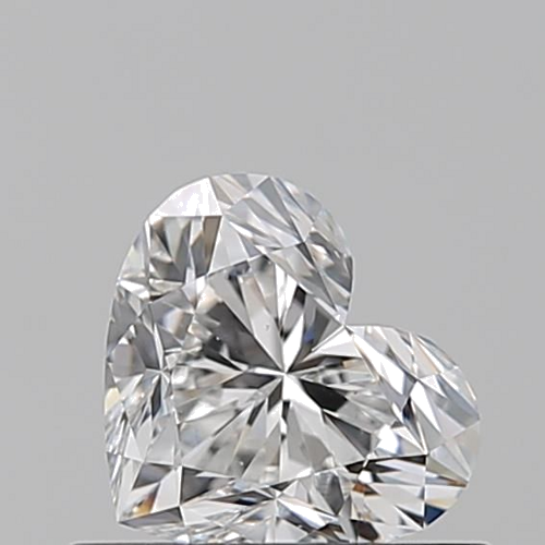 0.53 carat E-VS2 Natūralus Heart Deimantas (1)