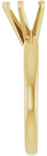 Sužadėtuvių Žiedas „Solitaire“ 14k yellow gold Heart 6.5mm (4)