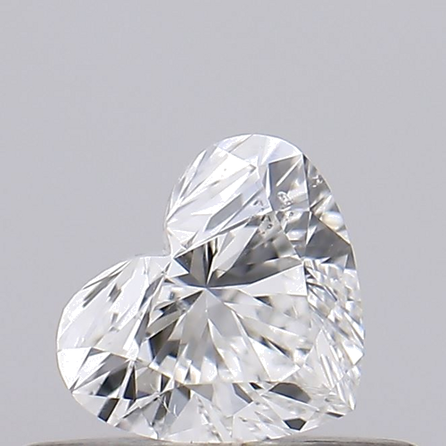 0.3 carat F-SI2 Natūralus Heart Deimantas (1)